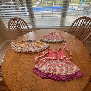 Matilda Jane Girls Size 2 Lot Top Dress and Serendipity Skirt VGUC 3 Pieces